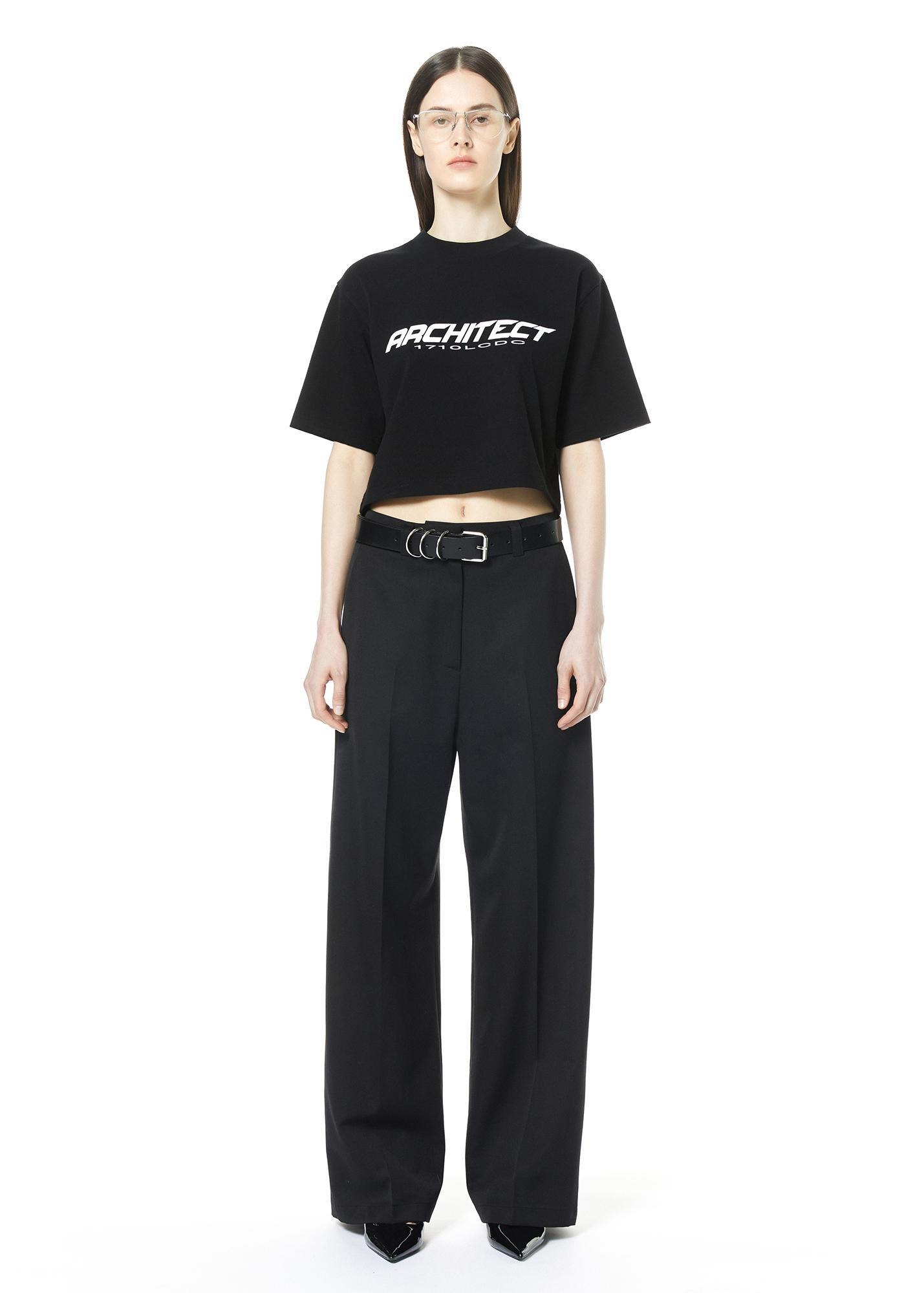 ARCHITECT PRINTED  CROPPED T-SHIRT