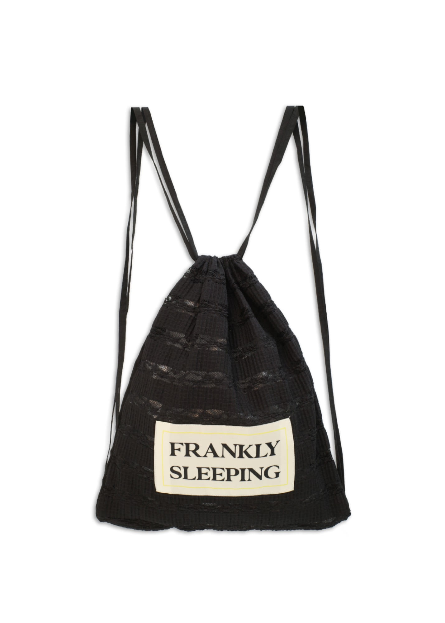 Frankly Sleeping String Bag, Black,FRANKLY